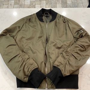 Army green topshop bomber